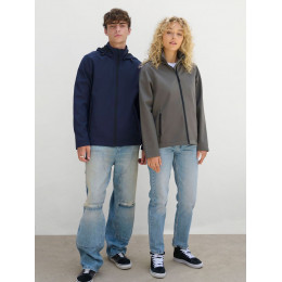 Куртка софтшелл с капюшоном женская Race Women, ярко-синяя (royal)