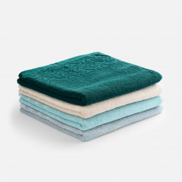 Полотенце махровое Hoya, среднее, бежевое