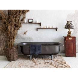 Полотенце Velin, большое, темно-серое