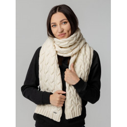 Шарф Loren, молочно-белый (ванильный)