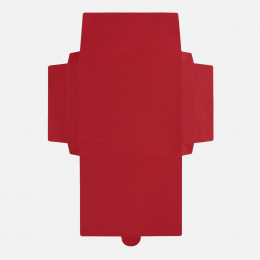 Коробка самосборная Flacky, темно-красная