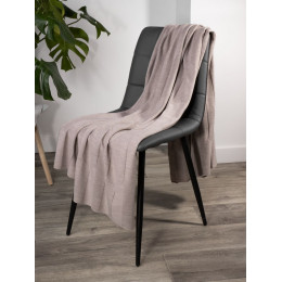 Плед Rombus, бежевый меланж