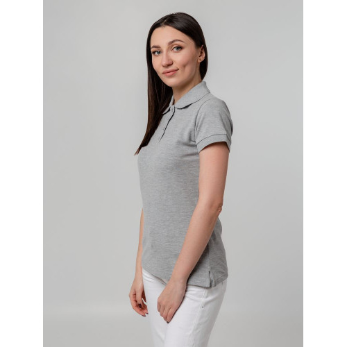 Рубашка поло женская Virma Premium Lady, серый меланж