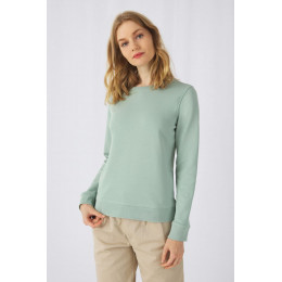 Свитшот женский BNC Inspire (Organic), серо-голубой