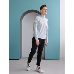 Футболка унисекс с длинным рукавом STAN хлопок/эластан 180, 35