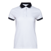 Рубашка поло женская STAN с контрастными деталями хлопок/полиэстер 185, 04CW